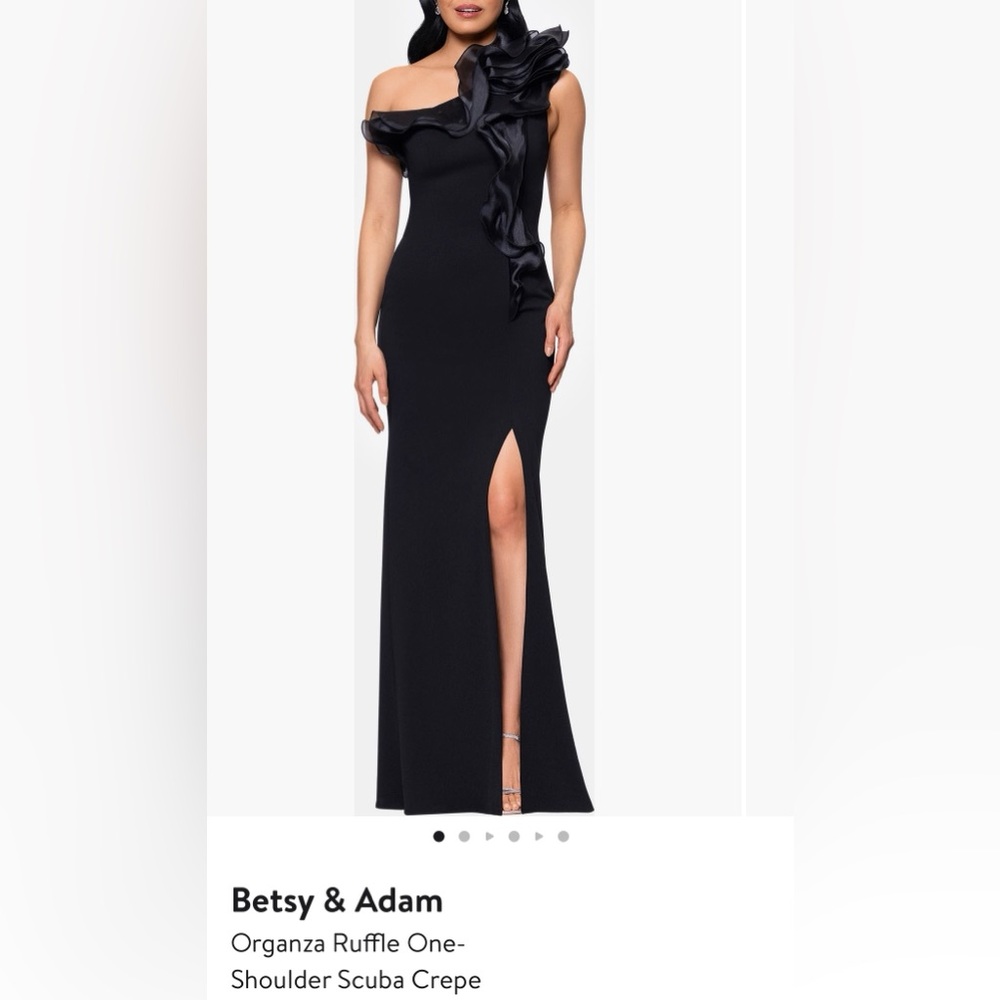 Formal Black Floor-Length Dress